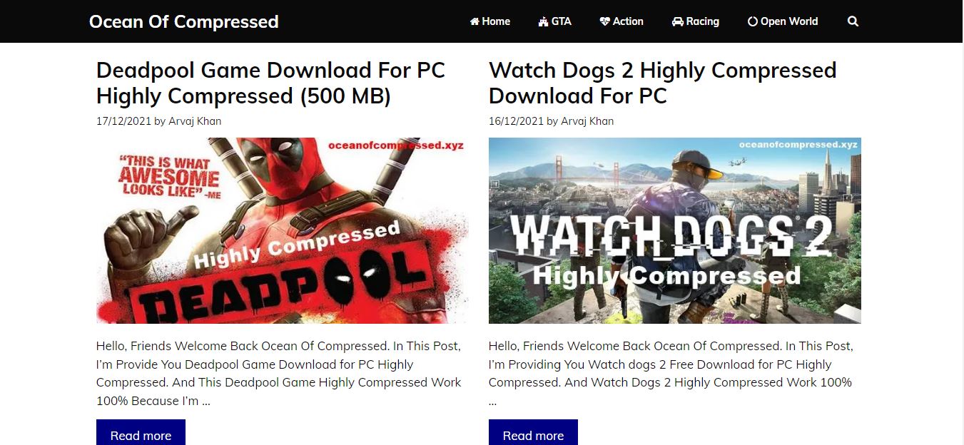 Highly Compressed PC Games